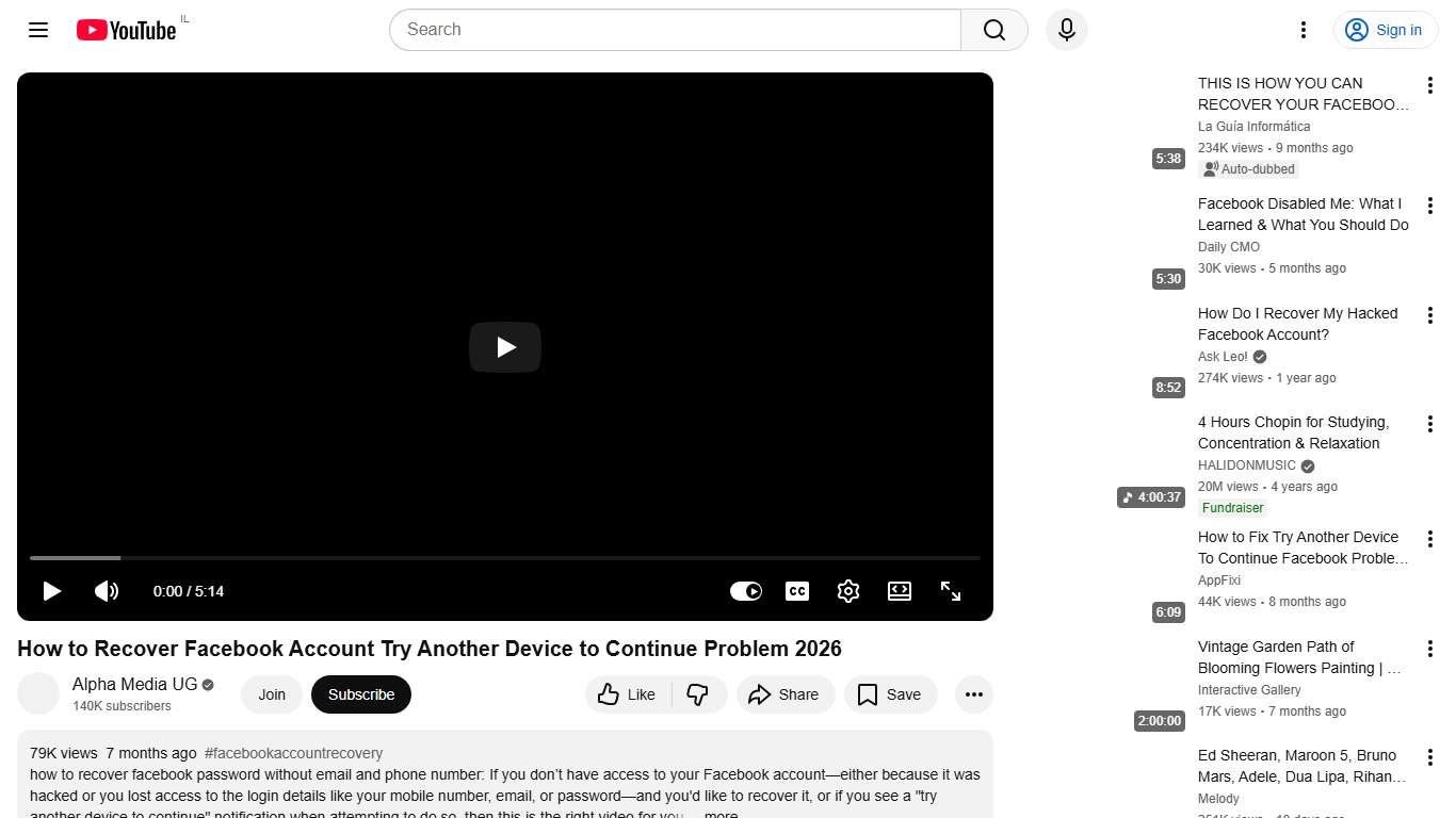 How to Recover Facebook Account Try Another Device to Continue Problem 2026 - YouTube